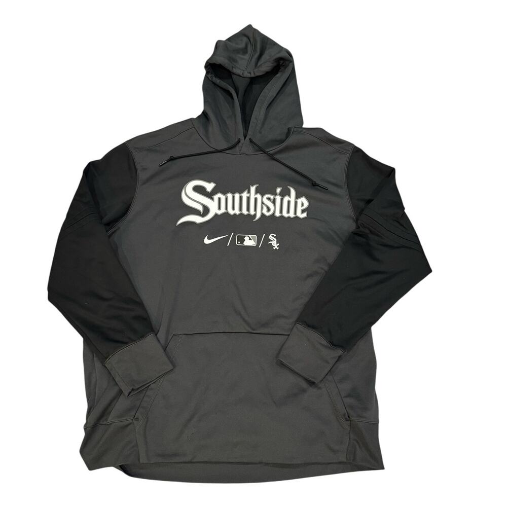 Nike Chicago White Sox Southside Therma-FIT Pullover Hoodie Mens XXL Gray